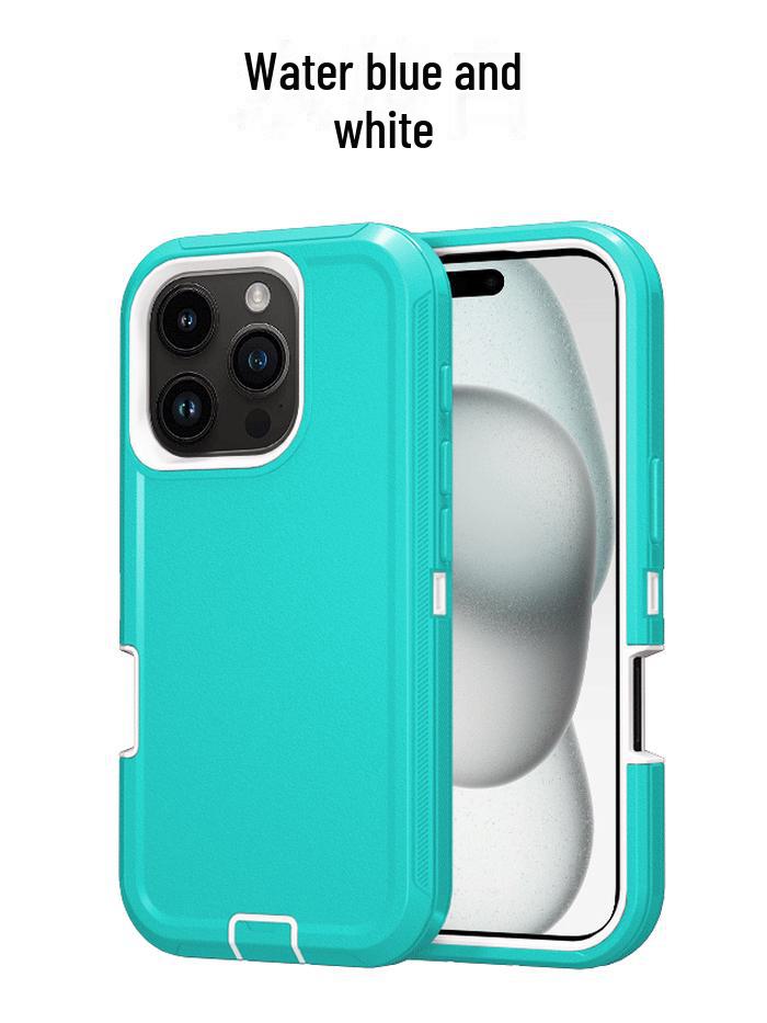 Чехол для телефона Apple 16 Pro Max Three-Proof Solid Color Anti Fall