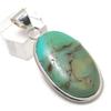 Chrysoprase Gemstone 925 Sterling Silver Jewelry Pendant 2.05"