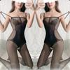 Plus Size Sexy Xxxxl Fishnet Bodysuit Costume Women Bodystocking Lingerie for Woman Underwear Body Suit Open Bra Transparent