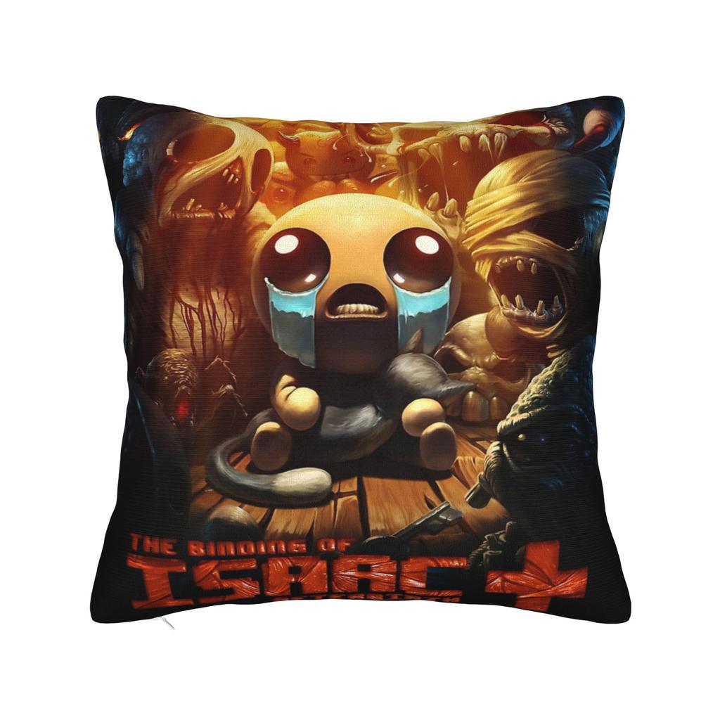 The Binding of Isaac Pillowcases Product Soft Cushion Cover Pillow Covers Car Decor Zipper Multiple Sizes