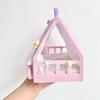 Мини палатка-кровать для кукол Милый хлопковый спальный мешок для кукол с балдахином Креативный настольный декор для детской комнаты Поощряет воображение и рассказывание историй Игрушка