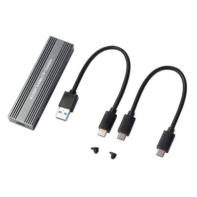 Корпус SSD M2 Корпус NVME Адаптер SSD M.2 к USB Type C 3.1 для двойного протокола NVME PCIE NGFF SATA