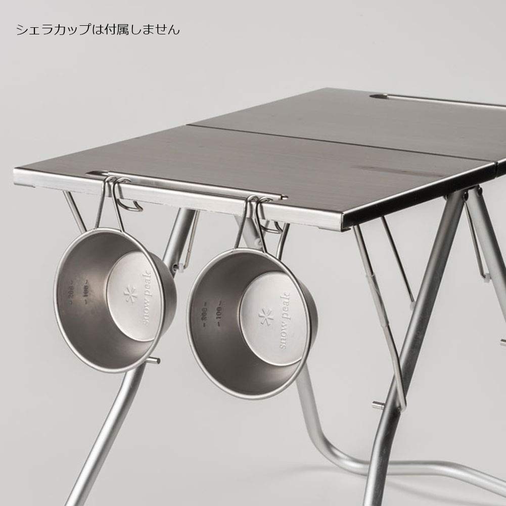 Snow Peak Bonfire MY Table Stainless Steel Folding Bonfire Outdoor Camping Sturdy
