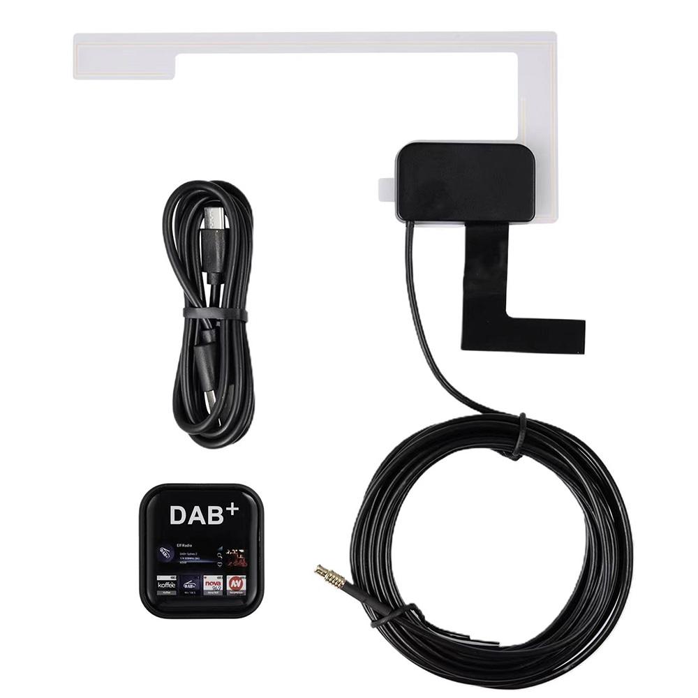 DAB Dongle DAB+ Антенный адаптер Type-c c/mcx антенный интерфейс для европейского универсального Android автомобильного радио навигационного головного устройства