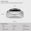 Haoge LH-ZV07P Bayonet Metal Square Lens Hood Shade Compatible with Carl Zeiss Biogon T 2/35 35mm f2 ZM, C Biogon T 2.8/35 35mm f2.8 ZM, Planar T 2/50