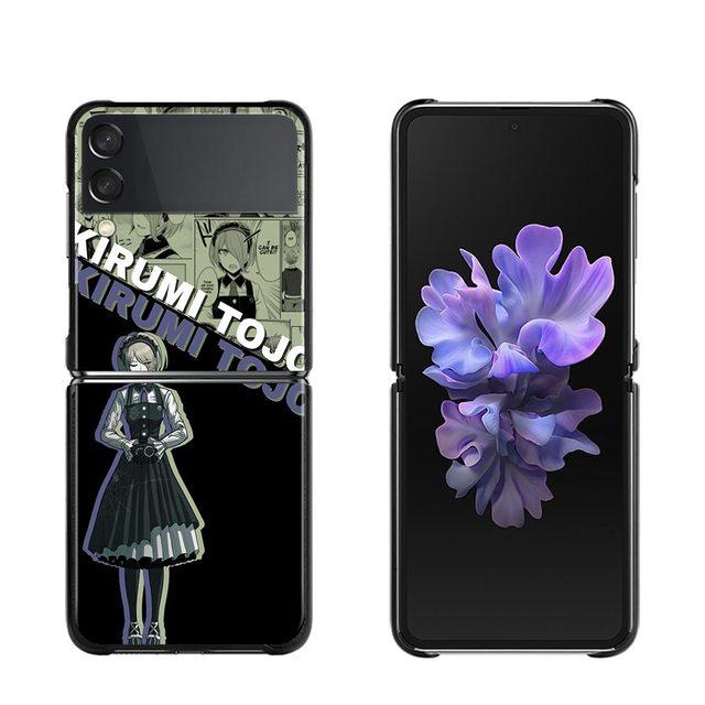 Защитный чехол для телефона Samsung Galaxy Z Flip3 5g, чехлы на заднюю панель для Samsung Z Flip Capa Black Shell Fundas Danganronpa Cartoon