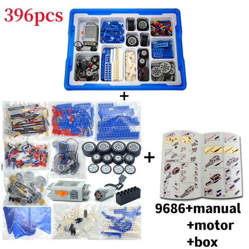 STEM 9686 Технические детали Multi-Tech Программирование Обучающий набор строительных блоков - Набор питания для детей Игрушка в подарок - Учитесь играя