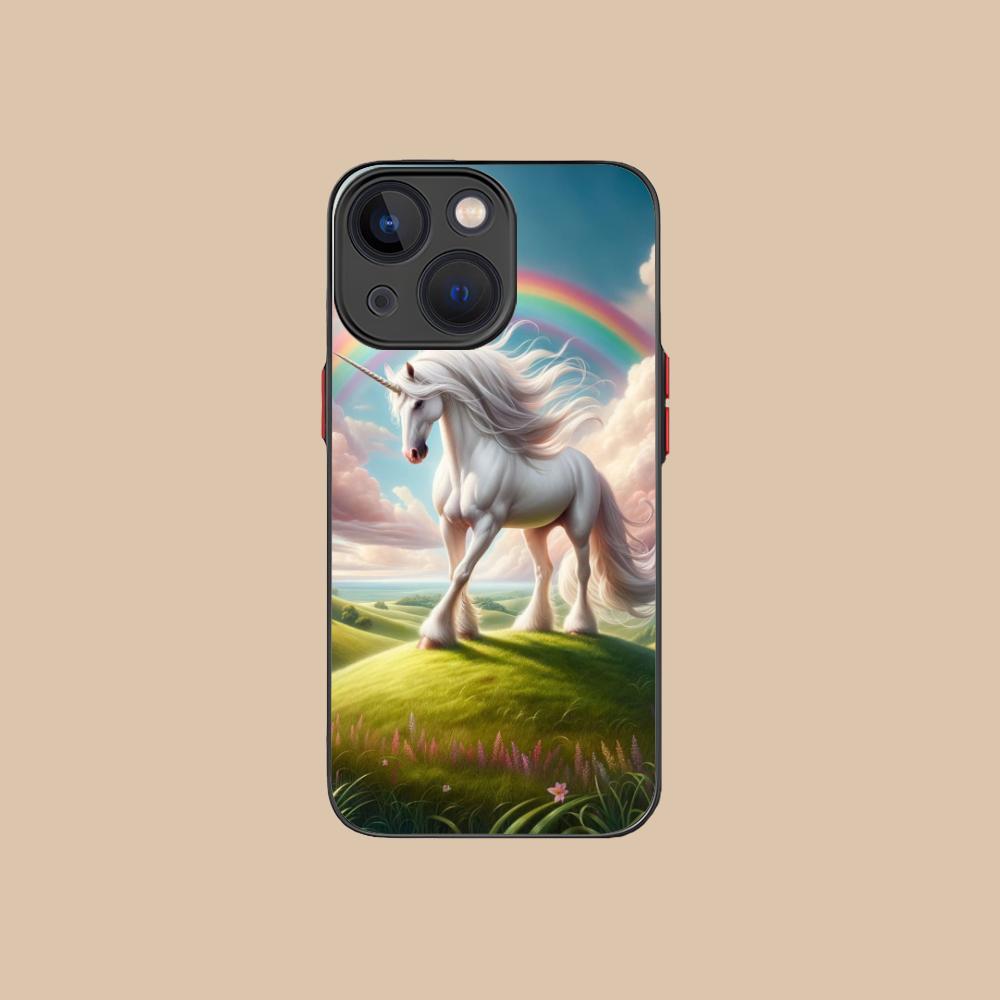 Фантазийный чехол для телефона с единорогом для iPhone 17 16 15 14 13 12 11 X XR XS 8 7 Air Pro Max Plus Mini Цветной силиконовый чехол