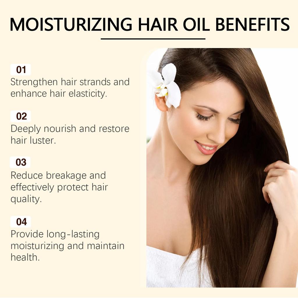 Collagen Hair Care Serum Oil Deeply Nourishes And Repairs Hair Strands Light And Not Greasy 50ml