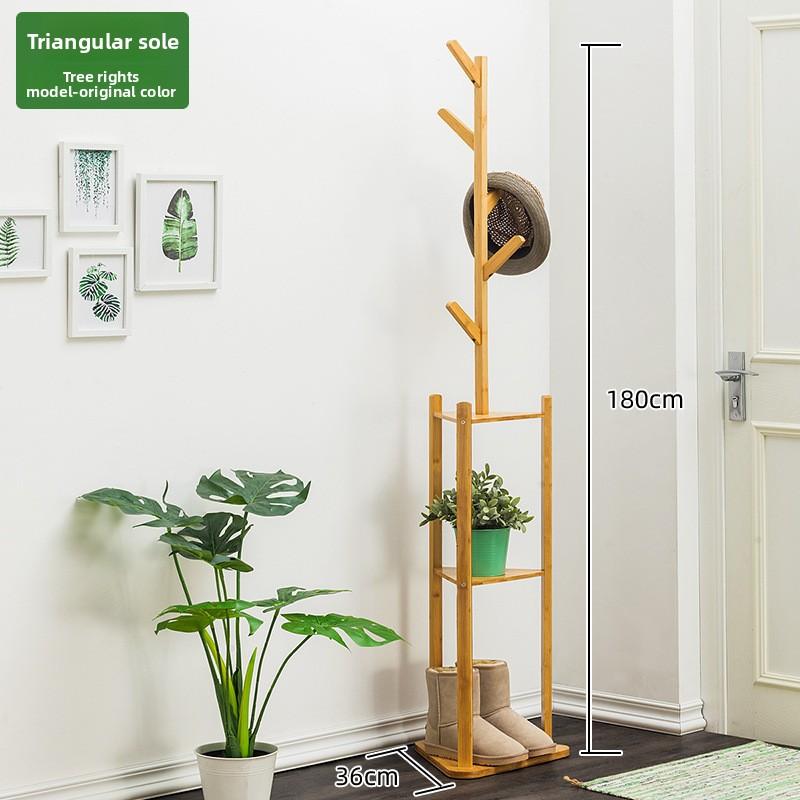 Простая вешалка Навесная вешалка От пола до потолка Гостиная Спальня Детская вешалка Креативная вешалка для одежды Вешалка для шляп