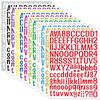 1 Sheet 21x29cm A4 Size English Letter & Number Stickers Stationery Stickers Christmas Birthday Gift Box Sealing Decor Sticker