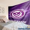 Custom Name Portsmouth Football Tapestry Accessories for Bedroom,Livingroom, dormitory Room Wall Hanging Decor, Fan Birthday Gifts