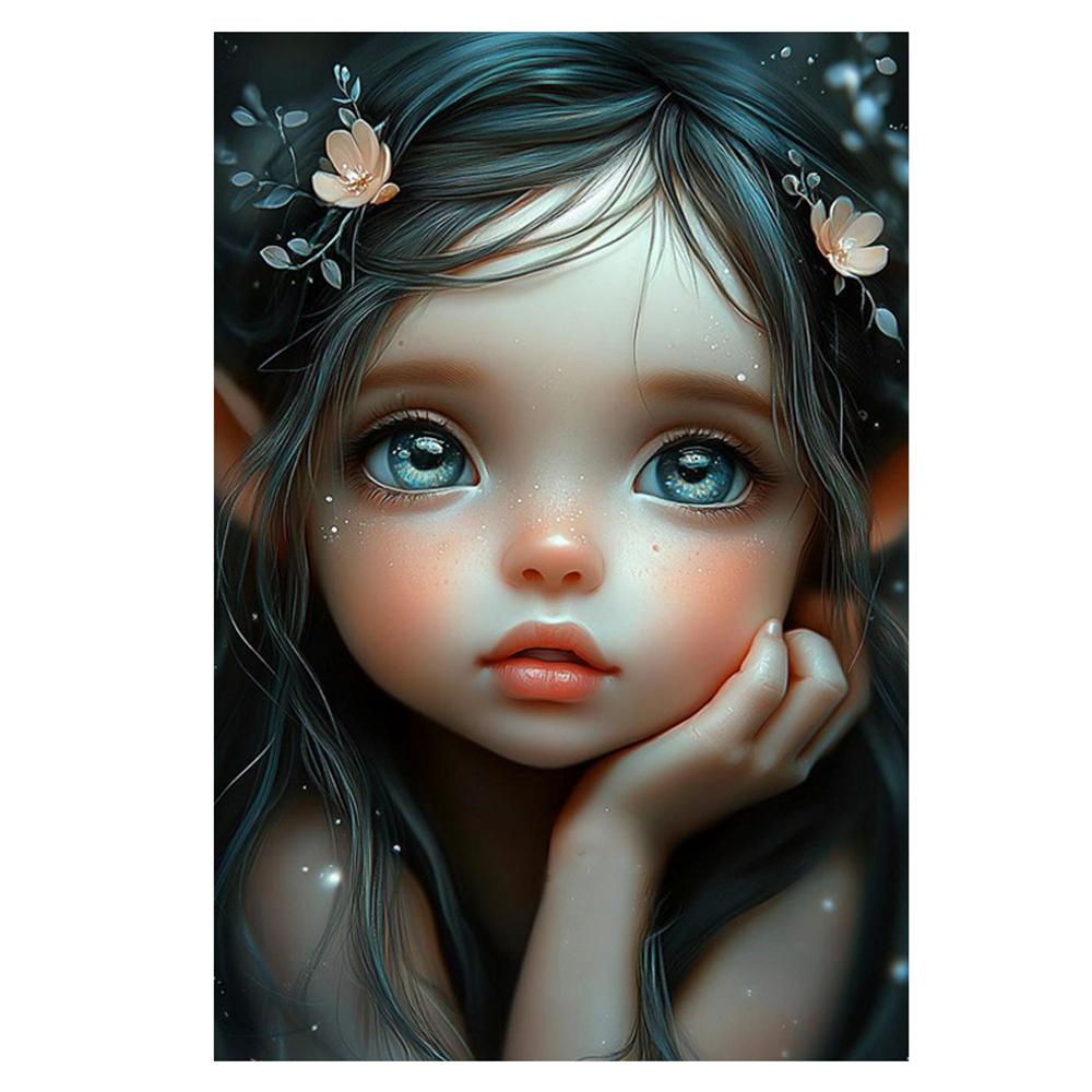 5D Алмазная Живопись Девочка Сова Лягушка Кошка Бабочка Картина Полная Алмазная Мозаика Эльф Вышивка Крестом Наборы Искусство Домашнее Украшение