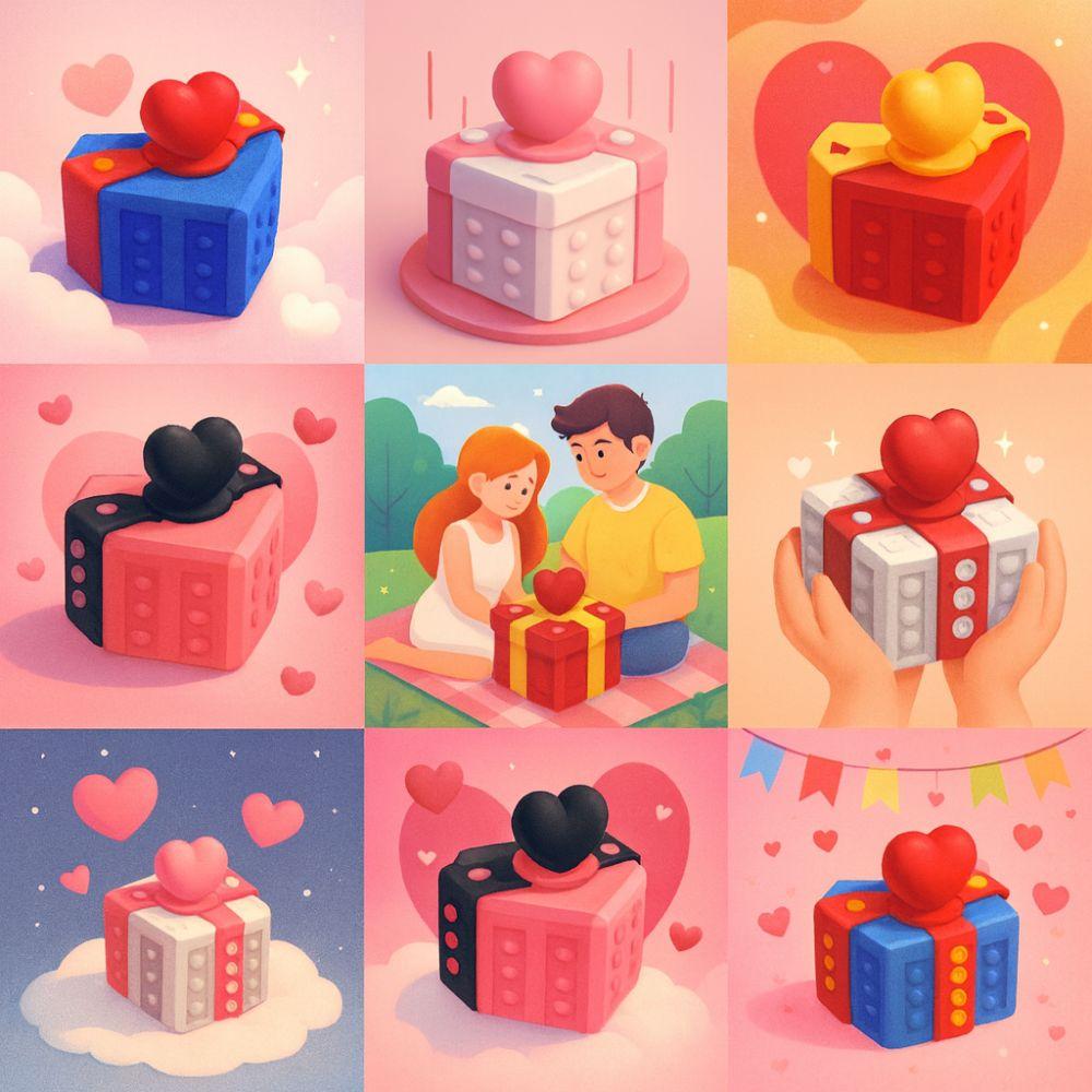 3D Printed Prank Screw Box Funny Gift Storage Box Annoying Screw Gift Box Valentine's Day