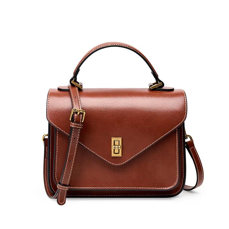 Genuine Leather Bags for Women High-End Shoulder Bag Crossbody Messenger Bag New