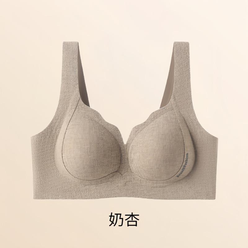 Women S Vest Style Bra Push Up No Underwire Fixed Cup