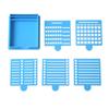 Multi Purpose Sticky Note Holder Set with Template Notepad Dispenser Sticky Note Stencil  Office