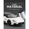 1/32 Металлическая штампованная модель автомобиля Maserati MC20 Звук и свет Симуляция Детская игрушечная машина Игра для мальчиков Автомобиль Подарок на день рождения Праздник