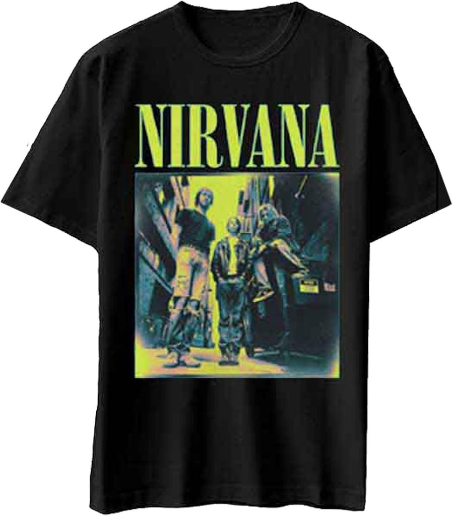 Футболка Nirvana Kings Of The Street Логотип группы Официальная Мужская Черная Размер XL