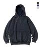 Худи с скрытым логотипом, отбеленное garment-стиркой