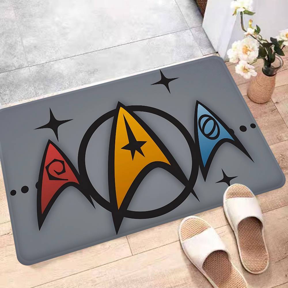 Popular Fiction S-star T-trek Movie Bathroom Mat Kids Room Bedroom Decoration Balcony Anti-Slip Doormat Living Room Bedside