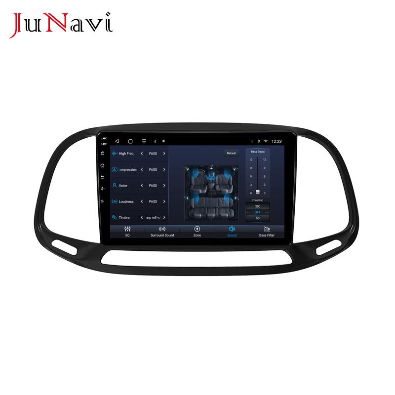 Compatible with Fiat Doblo 2015-2019 Models: Android Large Screen Car Navigation with Bluetooth and Wireless CarPlay