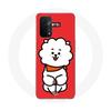 Case for Oppo A54 5G BTS Bangtan Boys BT21 RJ by Jin Red Background