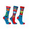 Детские/детские рождественские носки Jolly Elves (Упаковка из 3 шт.)