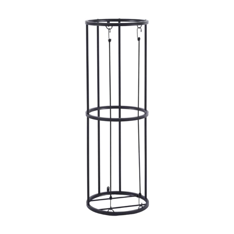 Вертикальная передвижная стойка-органайзер для спортивных мячей большой вместимости. Практичные металлические держатели. Для гаража, спортзала, домашнего хранения.