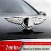 Наклейка-эмблема на передний капот автомобиля ZEEKR для моделей 7X/007/001/009