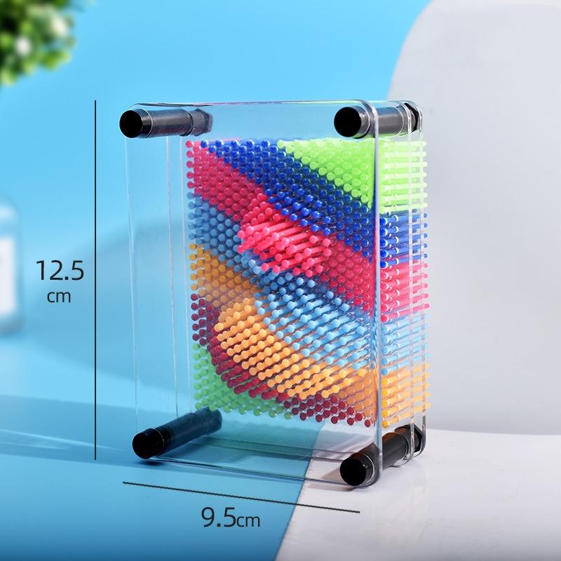 3D Clone Plastics Pin Antistress Art Clone Hand Shape Model Kid Toys Pinscreen Needle Board Sculptures Painting Carving Gift