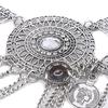 Belly Piercing Dance Belt Waist Sexy Metal Flower Crystal Coin Tassel Body Chain Jewelry