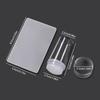 1Set Transparent Nail Art Silicone Stamping Stamper Scraper Image Plate Manicure Print Tool Diy With Cap Seal Printing Nail Tool