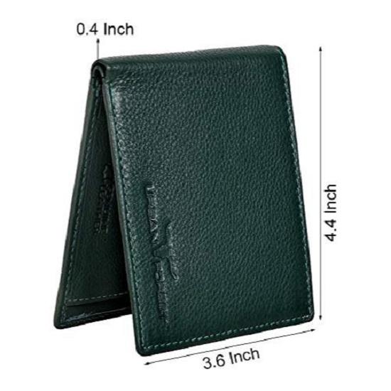 Минималистичный кожаный кошелек Stan Green для мужчин…