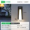 Outdoor Wall Lamp LED Black Lighting Exterior Light Fixtures AC110 220V Porch Lights Wall Mounted Garden Lamp for Patio Entryway