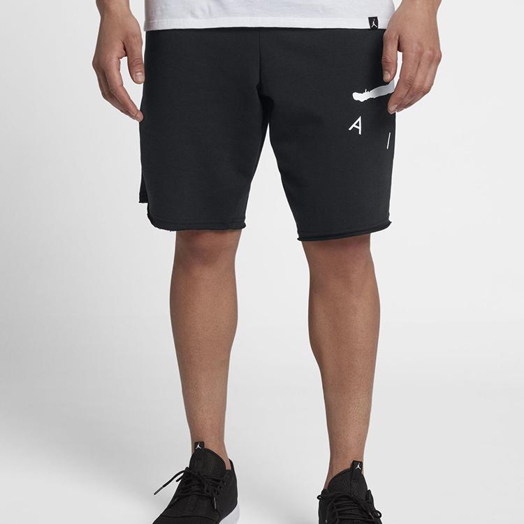 Jordan Air Jumpman Вязаные спортивные дышащие баскетбольные брюки Мужские брюки черные AJ0808-010