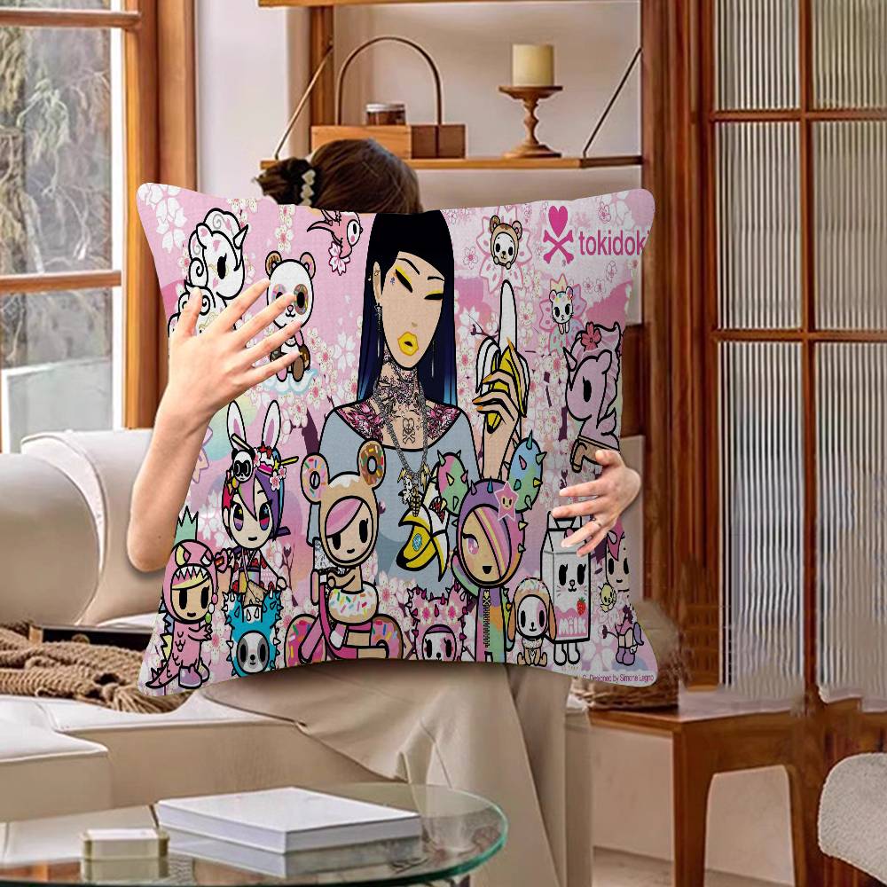 Кавайи T-Tokidoki Аниме Персонализированная Наволочка Чехол от Пыли Спальня Детская Вечеринка Украшение Наволочка День Рождения Детский Подарок