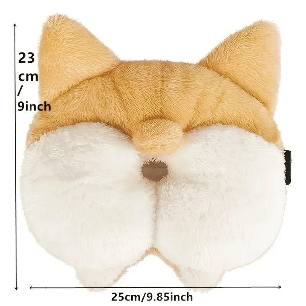Plush Corgi Tissue Box Tissue Holder Paper Napkin Case Cute Corgi Ass Tissue Box For Car Seat