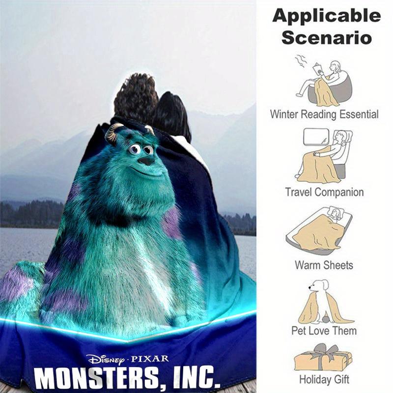 1 шт., Корпорация монстров. Плед Sulley Мягкий и Уютный Декор для Дома, Дивана, Кровати, Путешествий, Кемпинга
