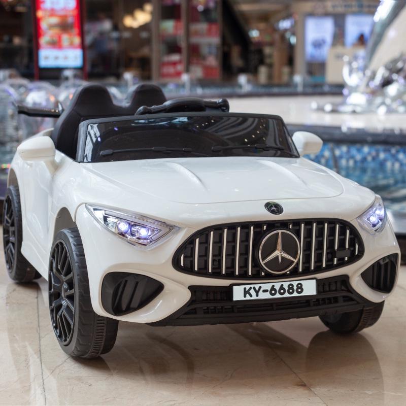 Электрический 4-колесный электромобиль с пультом дистанционного управления для мальчиков и девочек