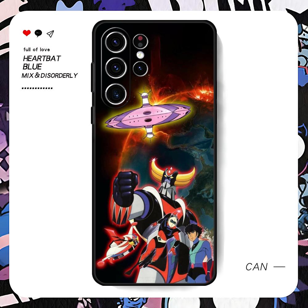 UFO Robot G-Goldoraes Phone Case For Samsung Galaxy S26 S25 S24 S23 S22 S21 S20 Plus Ultra Limited Soft Black