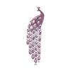 Vintage Peacock Corsage Crystal Peacock Fringe Brooch Coat Brooch Animal Pin  Gift