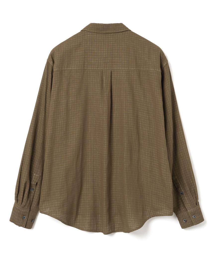 MILLO ARCHIVE Double Layered Shirt [Brown]
