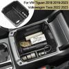 Для VW Tiguan 2018 2024 и -2024 VW Taos Органайзер-поддон центральной консоли Ящик для хранения подлокотника