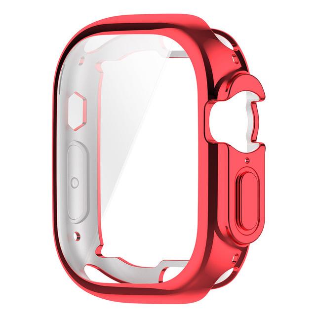 360 Полностью Мягкий Прозрачный Защитный Чехол для Apple Watch Ultra 49 мм TPU Защита Экрана Бампер для iWatch Series Ultra 2 49 мм Чехол