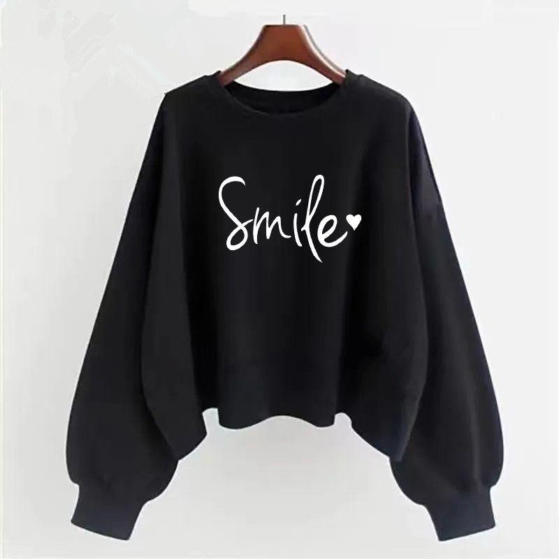 Фиолетовая хлопковая толстовка с капюшоном женская на весну и осень с длинными рукавами, корейская версия, с круглым вырезом, свободная, свободная, сентябрьский школьный сезон, ранняя осень, женская одежда