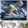 Witch Hat Atelier Tapestry with Custom Name Wall Hanging Room Background Cloth Home Decor Beach Mat Yoga Mat Sofa Bed Sheet
