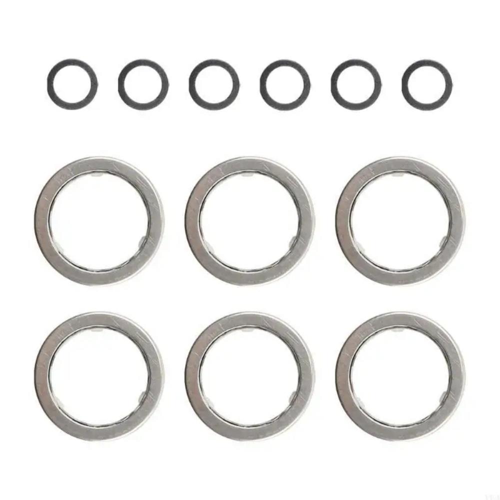 12Pcs Fuel Injector Gasket Ring & Element Kit For BMW 13537591006 13537577649
