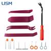 4pcs Orange - Kit D'outils De Démontage De Garniture Automobile, Panneau De Clip De Porte De Voiture, Tableau