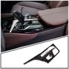 Black Wood Grain ABS Plastic Car Center Console Gear Shift Panel Cover Trim For BMW 5 Series G30 G31 2018-2022 Auto